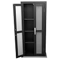 Wood DVD Tower - Black (41")