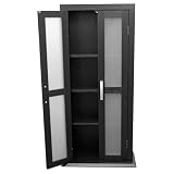Walker Edison Wood Multimedia Cabinet 41 Inch, Black 41kf17SWdbL. SL160 Walker Edison Wood Multimedia Cabinet 41 Inch, Black