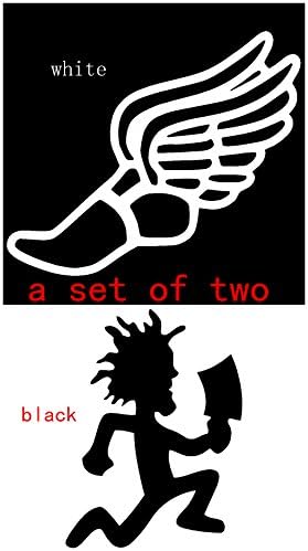 TRACK FIELD WINGED SHOE HATCHET MAN RUNNING Decal LAPTOP Decals WINDOW BUMPER CLING CAR TRUCK STICKER BOAT CROWN Vinyl Decor