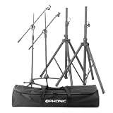 Phonic SK1 Two speaker stands and carry bag