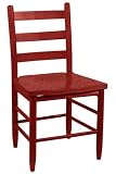 Boone Chair Wood Red