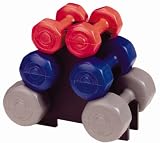 Rucanor Profi Vinyl Dumbbell Set - 12 kilograms