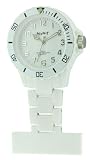 Neon T Unisex Watch NE12/A with White Dial and White Plastic Strap