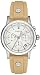 DKNY White Dial Chronograph Khaki Rubber Strap Ladies Watch NY8174