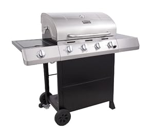 Char-Broil Classic 480 40000 BTU 4-Burner Gas Grill with Side Burner