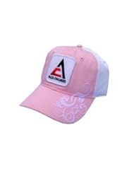 Apparel: Ladies Pink Vintage Allis Chalmers Logo Hat