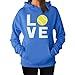 Love Tennis - Gift Idea for Tennis Fan / Tennis Player Cool Women Hoodie Large California Blue