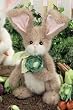 Muncher Bearington 12" Plush Rabbit Holding a Head of Lettuce Christmas Stuffed Animal Gift By Bearington Collection