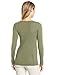 Michael Stars Women's Slub Long Sleeve Band Crew Tee Shirt