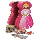 kids and infants educational toys item: The Princess And The Frog Silhouette Puzzle by Djeco