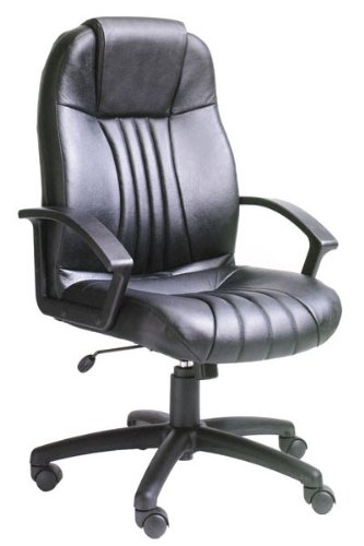 Boss Office Furniture B7641 Modern Executive Office Chair in Leather