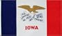 Iowa US State Flag: 3x5 foot poly