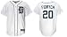 Fidrych #20 Detroit Tigers Majestic Replica Home Jersey - XX-Large