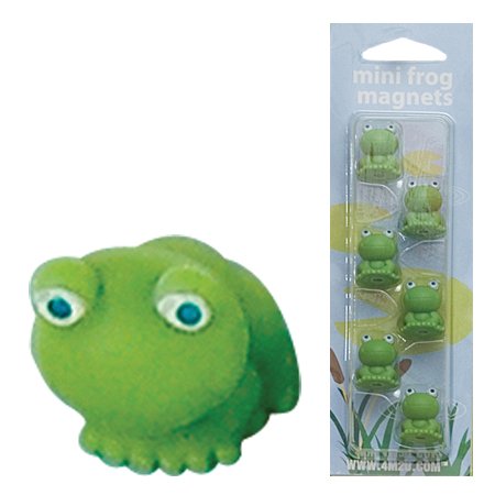 Set of 6 Mini Frog Magnets Set of 6 Mini Frog Magnets