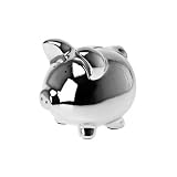 Mini Piggy Bank in Chrome