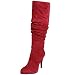 Bandolino Women's Solar Boot,Wine Suede,7 M US