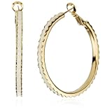 Kate Spade New York Dot to Dot Cream Hoop Earr