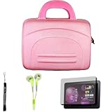 Pink eBigValue Protective Hard Nylon Cube Carrying Case with Handles For Sa ....