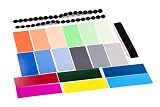 Photogels Premiere Color Correction Gels and Special Effect Gels Kit, 18 Gels Precut to 2" X 5" with Velcro for 1 Flash
