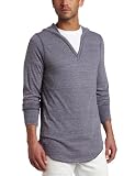 Alternative Men's Eco Heather Pullover Hoodie Tee, Eco Larkspur, 2X