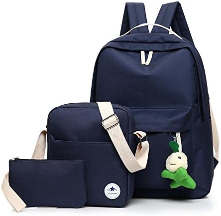 New stylish canvas solid shoulder bag seven pendant , A