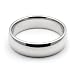 14K White Gold Men\'s & Women\'s Wedding Bands 5mm comfort-fit light