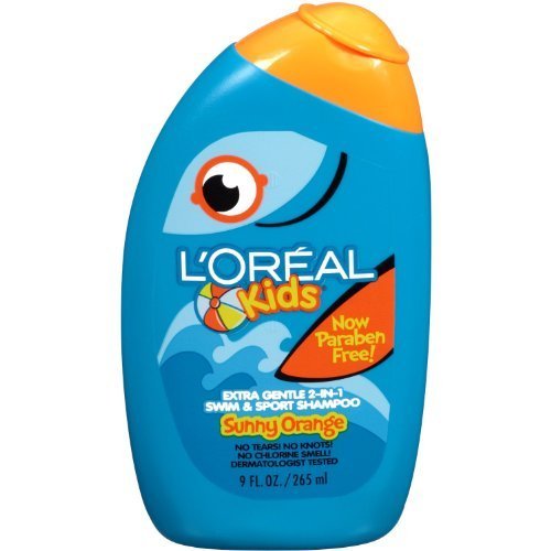 L'Oreal Kids Extra Gentle 2-in-1 Swim & Sport Shampoo, 9.0 Fluid Ounce