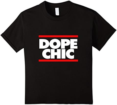 Kids Dope Chic T Shirt Cool Girl Swag Female Game Fly 12 Black