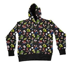 Nintendo Super Mario 3 Zip-Up Hoodie Adult