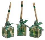 Greenair All Natural Holiday Aromatherapy Reed Diffuser, Sparkling Pine, 2.2 oz. (pack of 3)