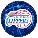 Los Angeles Clippers Basketball Balloons 10-Pack
