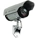 Solar outdoor/indoor dummy camera w/LED