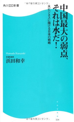 中国最大の弱点、それは水だ! 角川SSC新書 水ビジネスに賭ける日本の戦略 (角川SSC新書)のJPEG画像