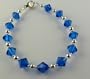 "Bicones are Forever" Bracelet (Mineral Blue)