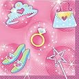 ShindigZ Princess Beverage Napkins - 16-pack