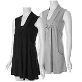 Belle du Jour Cowl Neck Pocketed Sleeveless Dress
