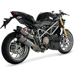 Akrapovic Street Legal Series Slip-On - Titanium Tailpipe - Oval D Carbon Muffler -... by Akrapovic
