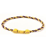 LSU Titanium (Double Braid) Core Sport Necklace