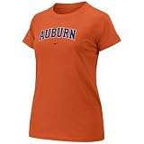 Nike Auburn Tigers Ladies Orange Arch Crew T-shirt