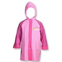 Sanrio Hello Kitty Girl's Pink Rain Slicker Size Small 2/3, Medium 4/5 and Large 6/7