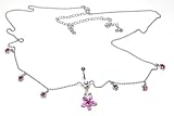 Belly Button Ring Flower Navel Ring Chain