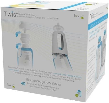 Kiinde 40ct Twist Breastmilk Storage Pouch