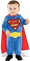 Superman EZ-ON Romper Newborn Halloween Costume Size 0-9mos (B161)