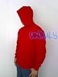 RED, Size: XX-LARGE, Plain Men's Pullover Hoodies Fleece, Sweatshirts