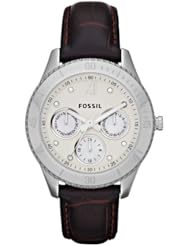 Fossil Womens ES3103 Stella Brown Leather Watch