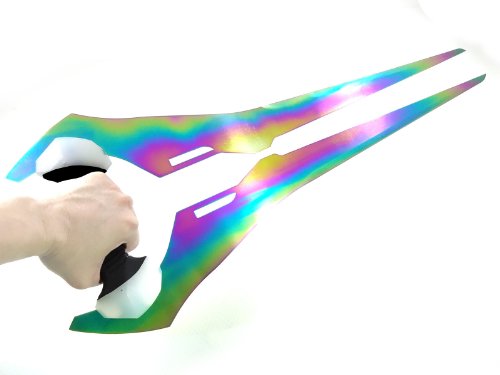 Halo 4 Titanium Color 30" Full Size Covenant Energy Plasma Sword w/ Wall Display Plaque