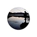 Fly Fishing Scenic Nature Photo Round Rubber Coaster set 4 pack Great Gift Idea