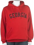 Soffe University of Georgia Hoodie with Tackle Twill Logo