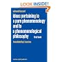 Ideas Pertaining to a Pure Phenomenology and to a Phenomenological Philosophy: First Book: General Introduction to a Pure Phenomenology (Husserliana: Edmund Husserl  Collected Works) (Bk. 1)