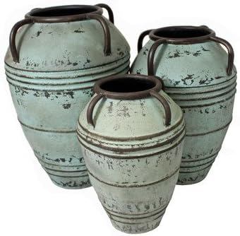 Urban 3 Piece Round Vase Planter Set